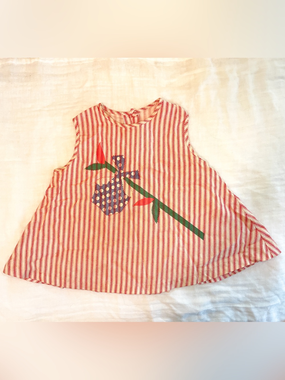 Vintage Girls Striped Tank Top